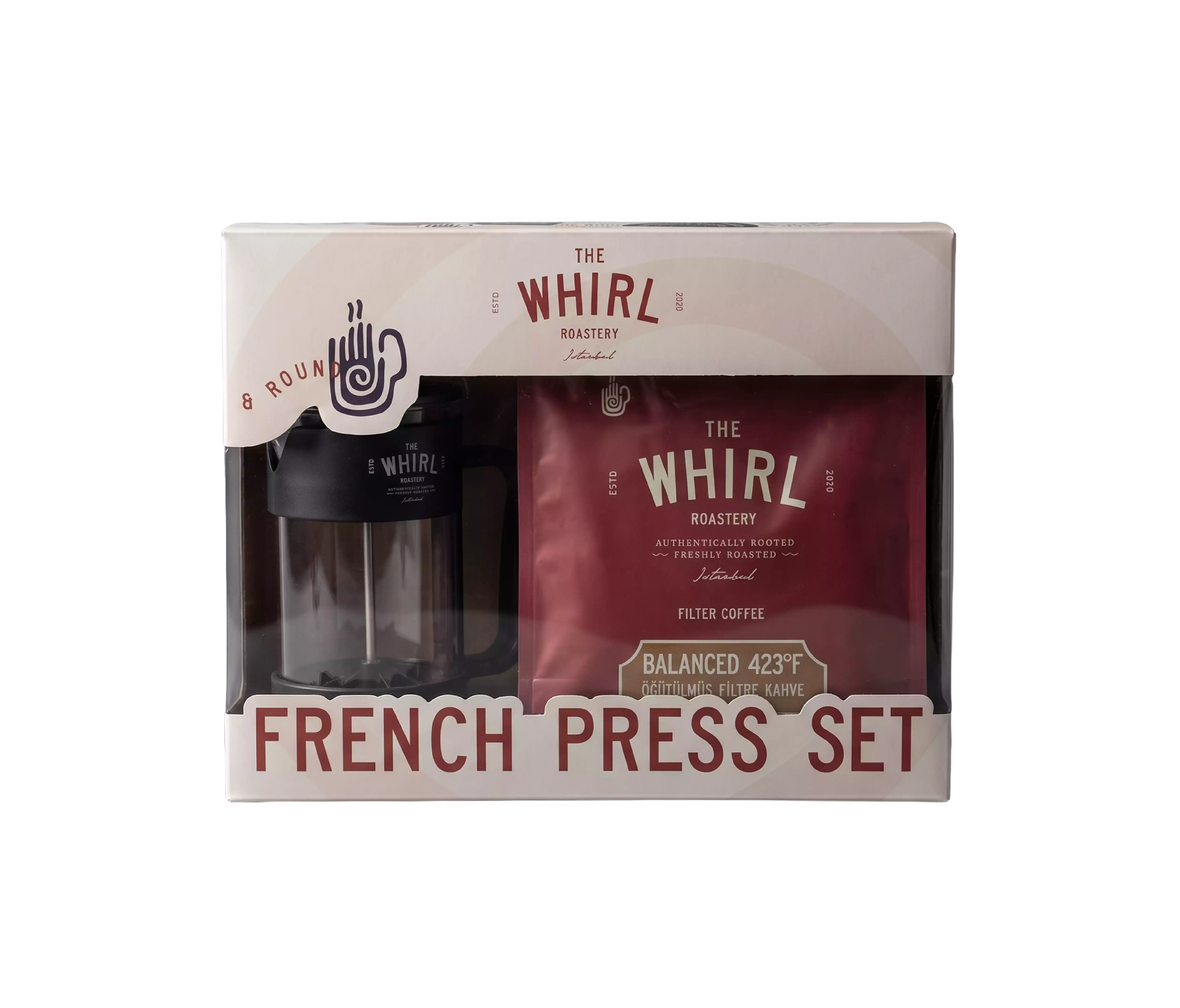 FİLTRE BALANCED ÖĞÜTÜLMÜŞ 2 ADET VE FRENCH PRESS SET